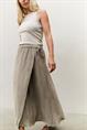 Yaya Midi-rok met overslageffect