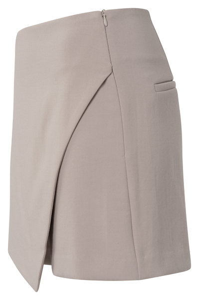 Yaya Mini skort met overslagdetail