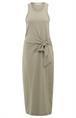 Yaya Mouwloze jurk met strikdetail
