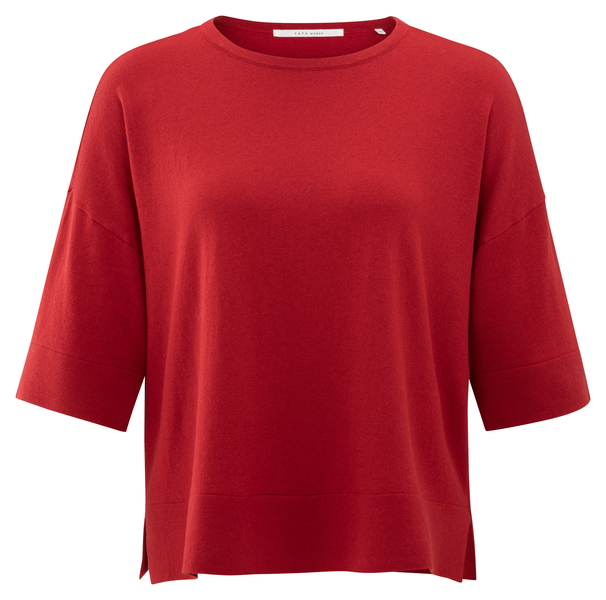 Yaya Oversized fijngebreid T-shirt
