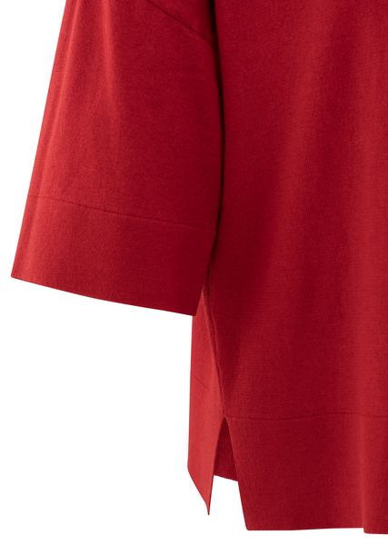 Yaya Oversized fijngebreid T-shirt