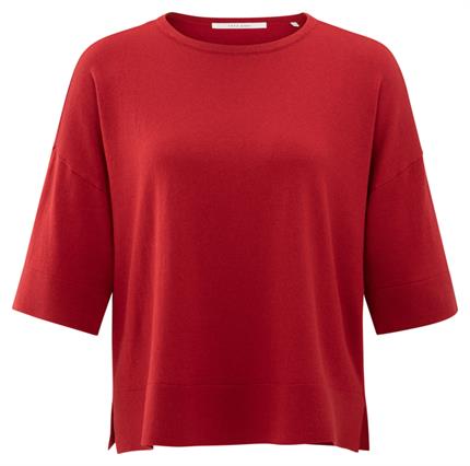 Yaya Oversized fijngebreid T-shirt