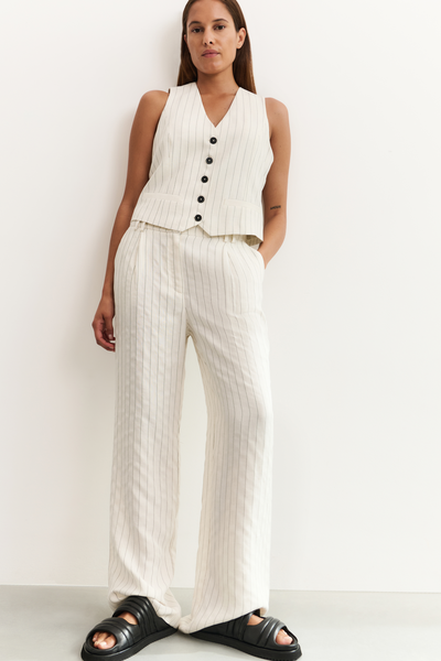 Yaya Pinstripe gilet