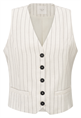 Yaya Pinstripe gilet
