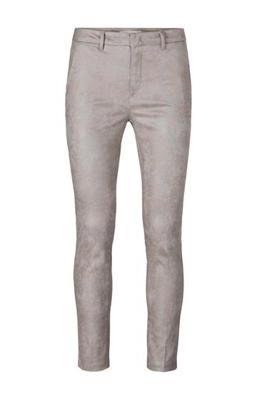 Yaya Printed stretch trousers