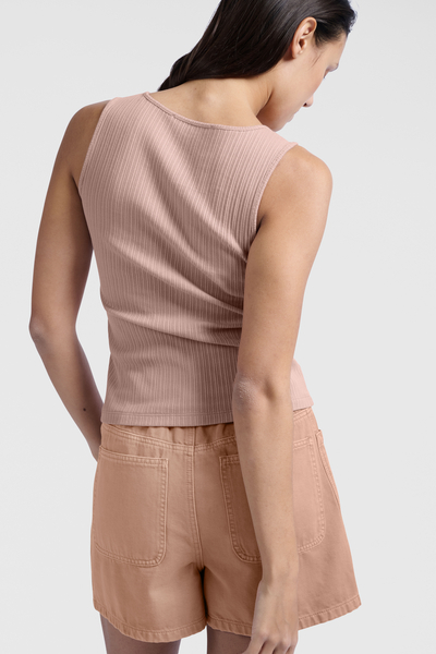 Yaya Rib singlet with buttons