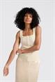Yaya Rib singlet with buttons