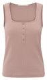 Yaya Rib singlet with buttons
