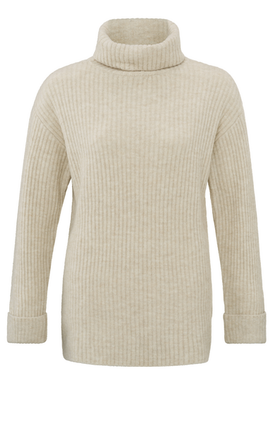 Yaya Rib stirch turtleneck sweater