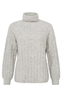 Yaya Ribbed sweater with turtleneck