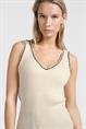 Yaya Ribbed tank top with detail