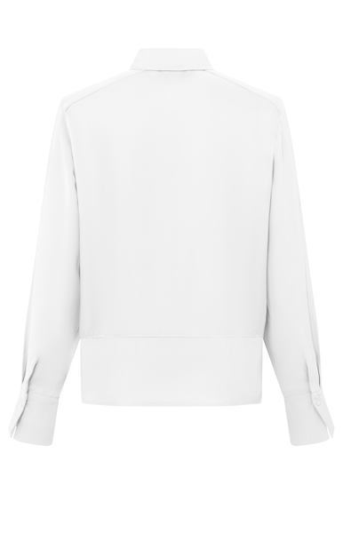Yaya Satijnen gemixte blouse