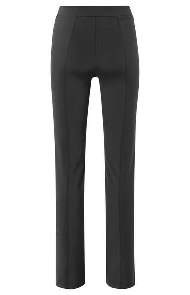 Yaya Scuba flared legging with slit