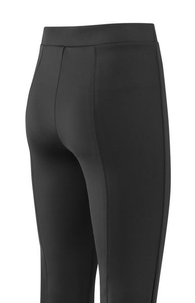 Yaya Scuba flared legging with slit