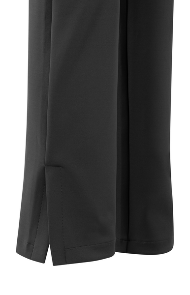 Yaya Scuba flared legging with slit