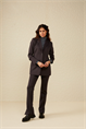 Yaya Scuba flared legging with slit