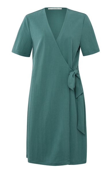 Yaya Short faux wrap dress