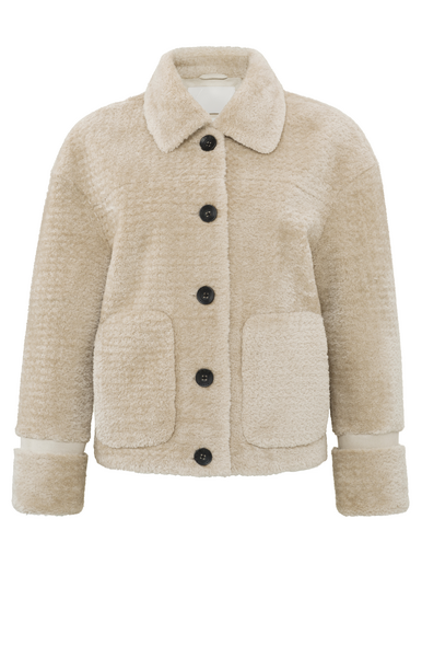 Yaya Short teddy jacket