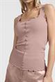 Yaya Singlet with frilled seams