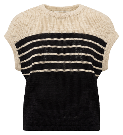 Yaya Sleeveless knitted top