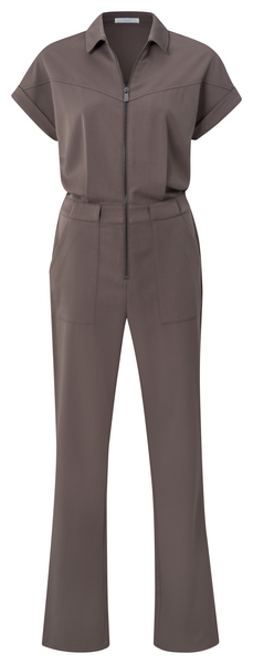 Yaya Soft jumpsuit with wide leg