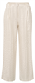 Yaya Striped linen-blend trousers