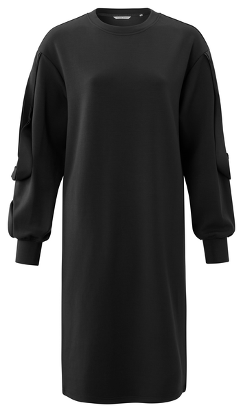 Yaya Sweatdress with ruffle