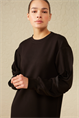 Yaya Sweatdress with ruffle