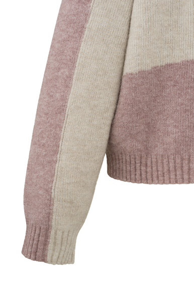 Yaya Sweater with collar and zipper