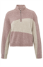 Yaya Sweater with collar and zipper