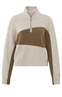 Yaya Sweater with collar and zipper