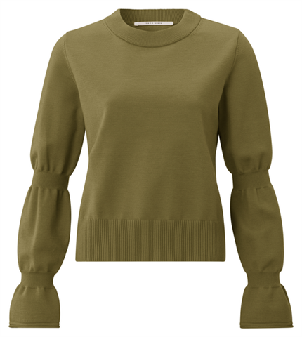 Yaya Sweater with sleeve detail