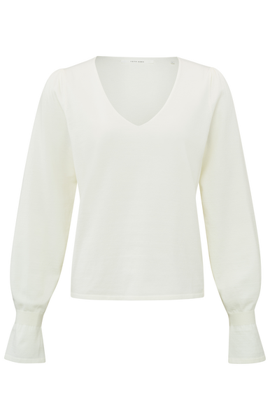 Yaya Sweater with V-neck