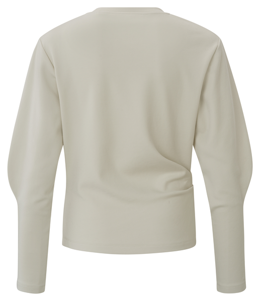 Yaya Sweatshirt with pleated detail