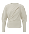 Yaya Sweatshirt with pleated detail