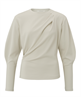 Yaya Sweatshirt with pleated detail