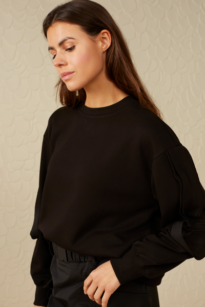 Yaya Sweatshirt with ruffle