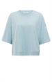 Yaya T-shirt met gem?leerde textuur