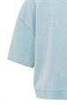 Yaya T-shirt met gem?leerde textuur