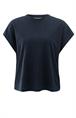 Yaya T-shirt met gem?leerde textuur