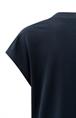 Yaya T-shirt met gem?leerde textuur