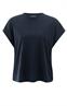 Yaya T-shirt met gem?leerde textuur