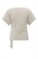 Yaya T-shirt met knoopdetail