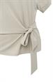 Yaya T-shirt met knoopdetail