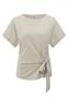 Yaya T-shirt met knoopdetail