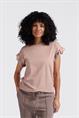 Yaya T-shirt with rolled-up sleeves