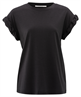 Yaya T-shirt with rolled-up sleeves