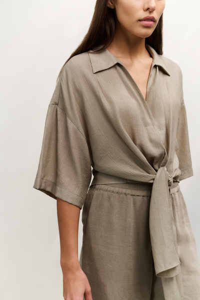 Yaya Top met knoopdetail