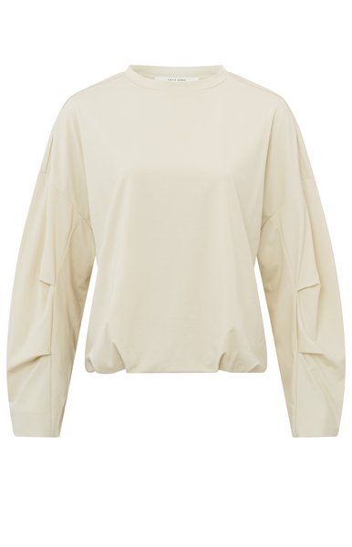 Yaya Top with pleated details