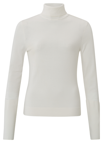 Yaya Turlteneck sweater with button